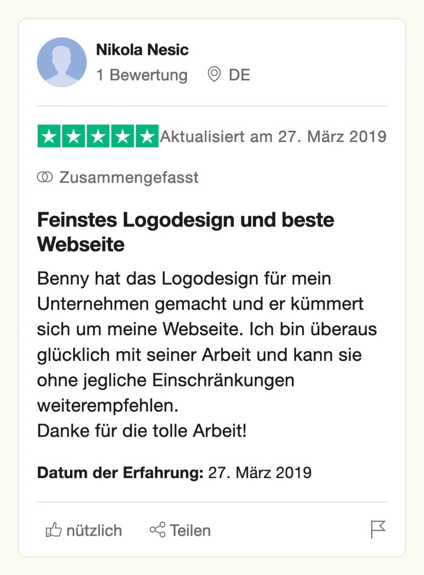 Google-Rezension von Nikola Nesic über HECHT INS GEFECHT